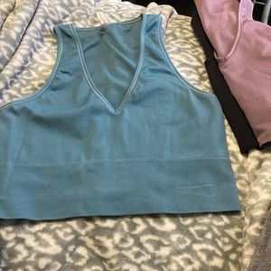 Athleta Aurora Crop Ribbed Tank